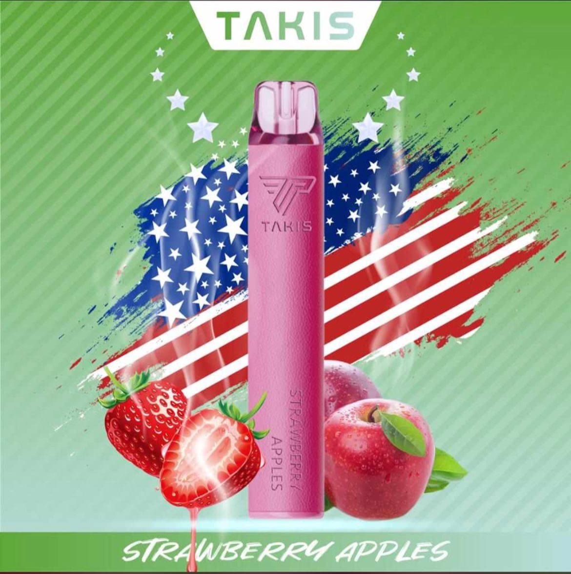 Takis Vape Einweg E-Zigarette - Strawberry Apples 2% Nikotin