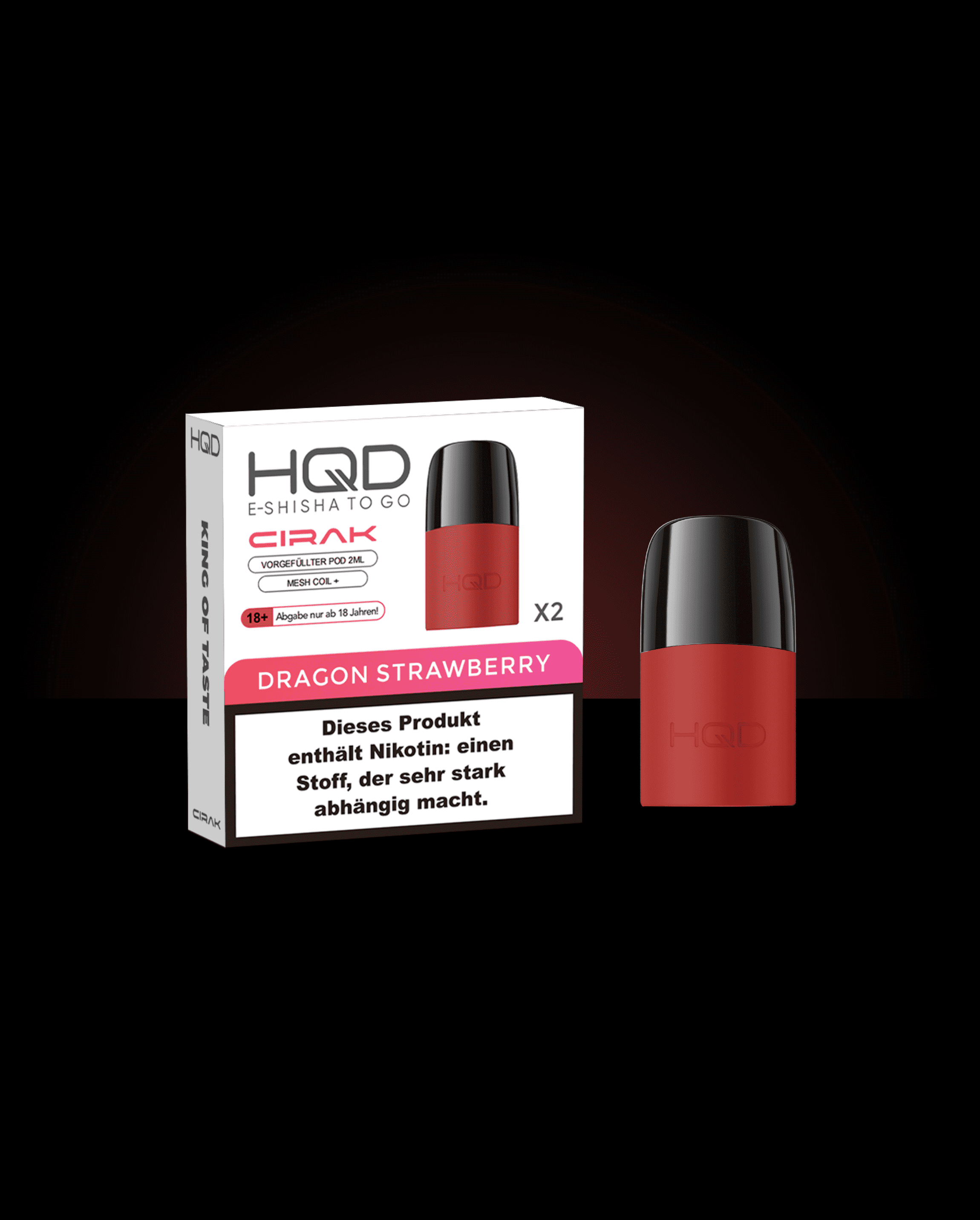 HQD Cirak Pod Dragon Strawberry