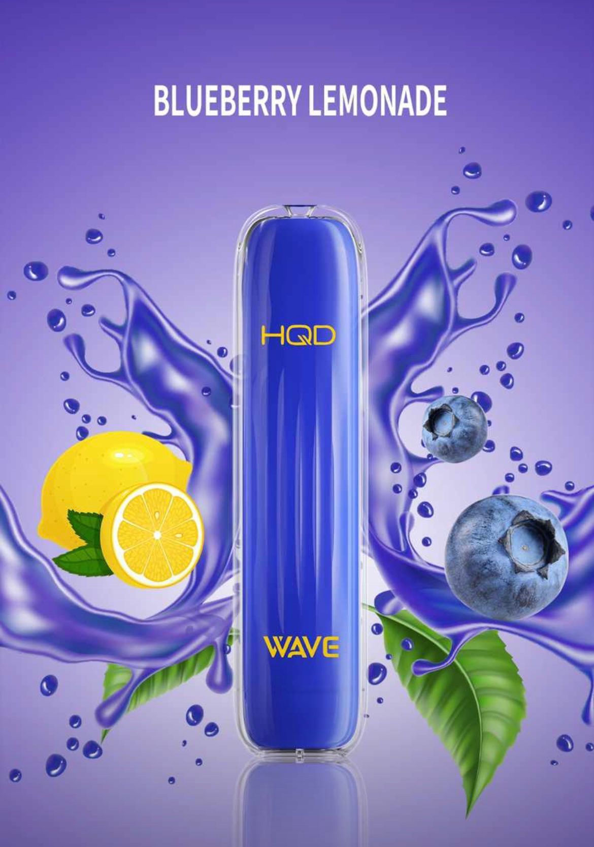 HQD WAVE 600 - Einweg E-Shisha - Blueberry Lemonade