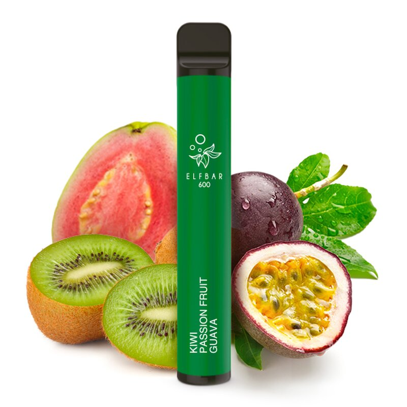 Elfbar 600 - Einweg E-Zigarette Kiwi Passion Fruit Guava 2% Nikotin